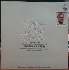 TCHAIKOVSKY: PIANO CONCERTO NO.1, MARTHA ARGERICH, SYMPHONIE-ORCHESTER DES BAYERISCHEN RUNDFUNKS, KIRILL KONDRASHIN - PLAK 2.EL