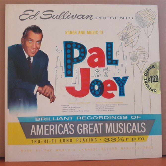 ED SULLIVAN PRESENTS SONGS AND MUSIC OF PAL JOEY - LP 2.EL PLAK