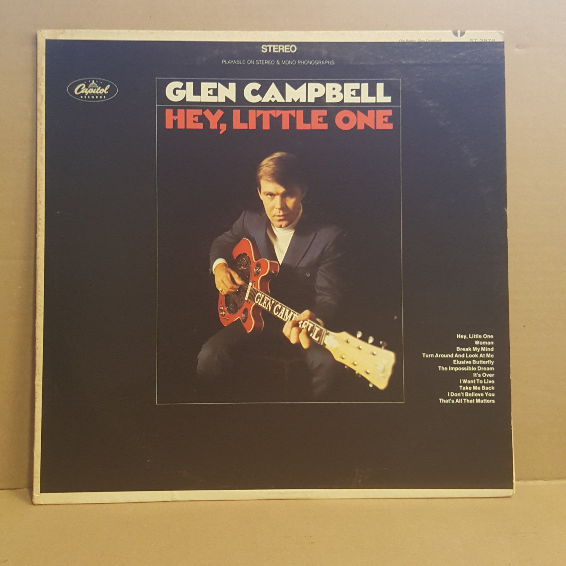 GLEN CAMPBELL - HEY LITTLE ONE (1968) - LP 2.EL PLAK