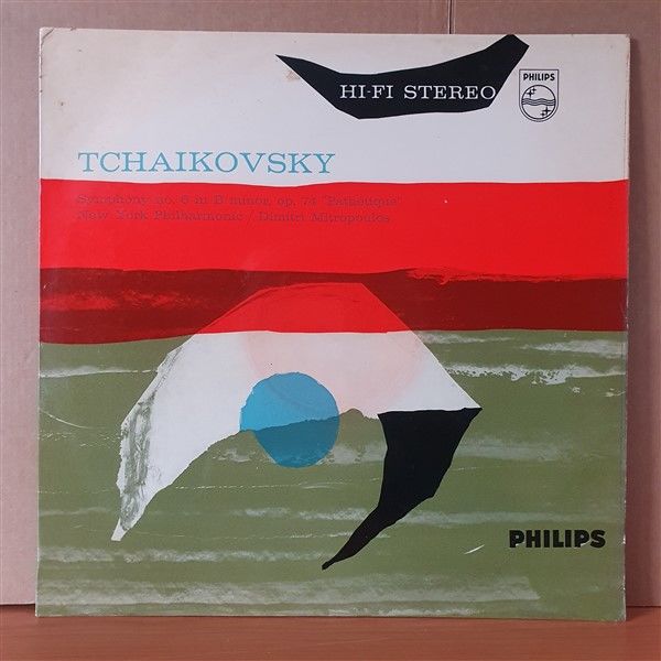 TCHAIKOVSKY: SYMPHONY NO.6 IN B MINOR OP.74 ''PATHETIQUE'' / NEW YORK PHILHARMONIC, DIMITRI MITROPOULOS (1958) - LP 2.EL PLAK