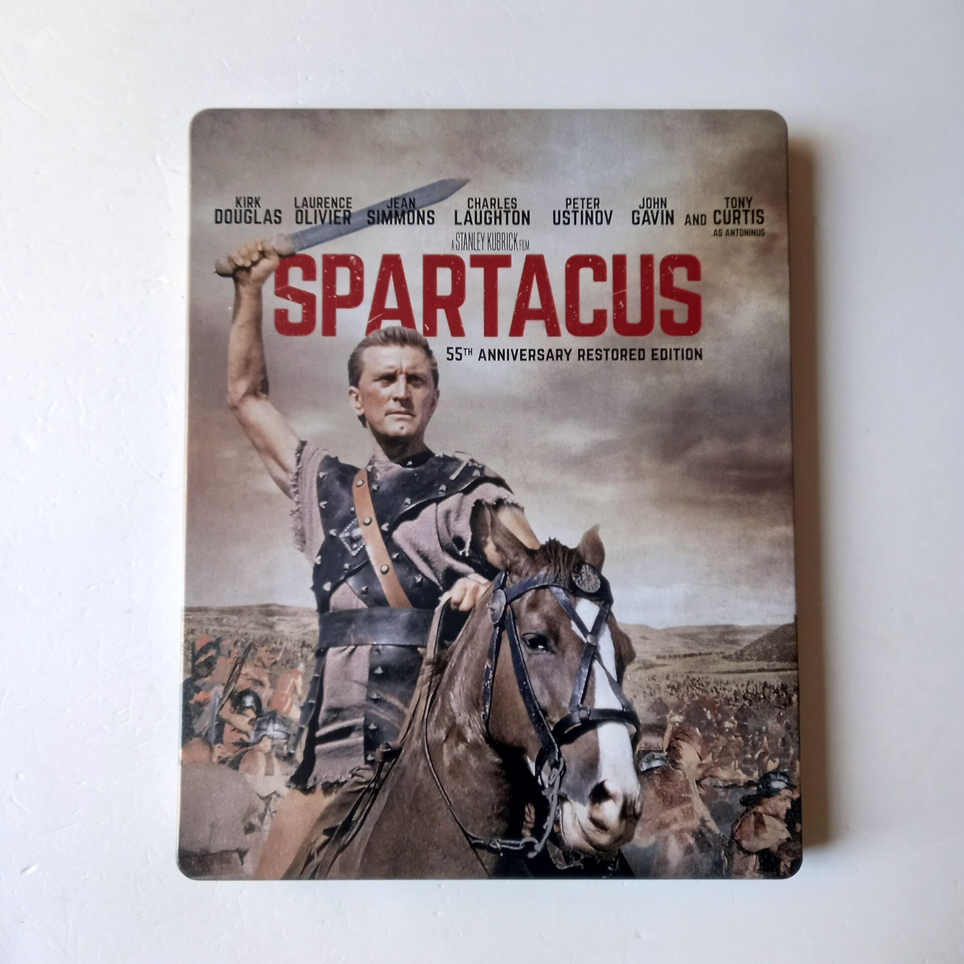 SPARTACUS - KIRK DOUGLAS, LAURENCE OLIVIER - YÖN.: STANLEY KUBRICK & ANTHONY MANN - BLU-RAY STEELBOOK METAL KUTU 2.EL