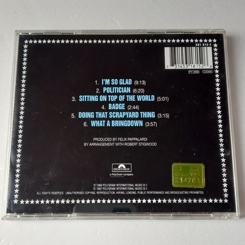 CREAM – GOODBYE CREAM (1969) - CD REISSUE 1997 2.EL