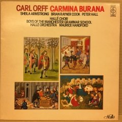 CARL ORFF CARMINA BURANA HALLE CHOIR 1982 2.EL PLAK