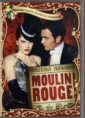MOULIN ROUGE (2001) - KIRMIZI DEĞİRMEN - NICOLE KIDMAN - EWAN McGREGOR - BAZ LUHRMANN - DVD 2.EL