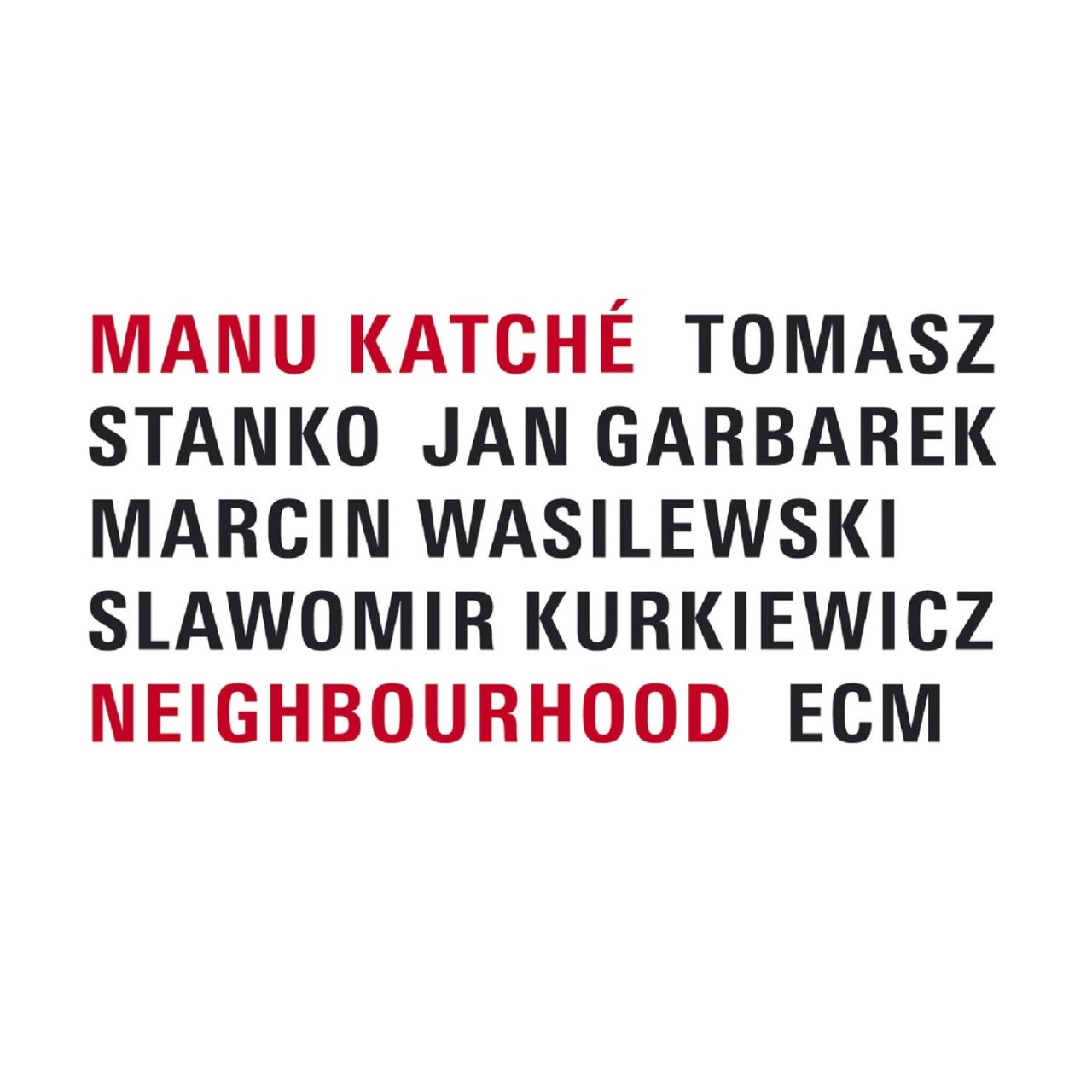 MANU KATCHE - NEIGHBOURHOOD (2005) - CD ECM RECORDS SIFIR