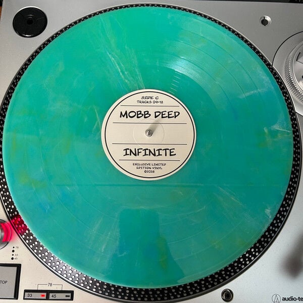 MOBB DEEP - INFINITE (2025) - 2xLP 2026 GREEN with WHITE & YELLOW SWIRL COLOURED MARVEL COMICS VARIANT EDITION SIFIR PLAK