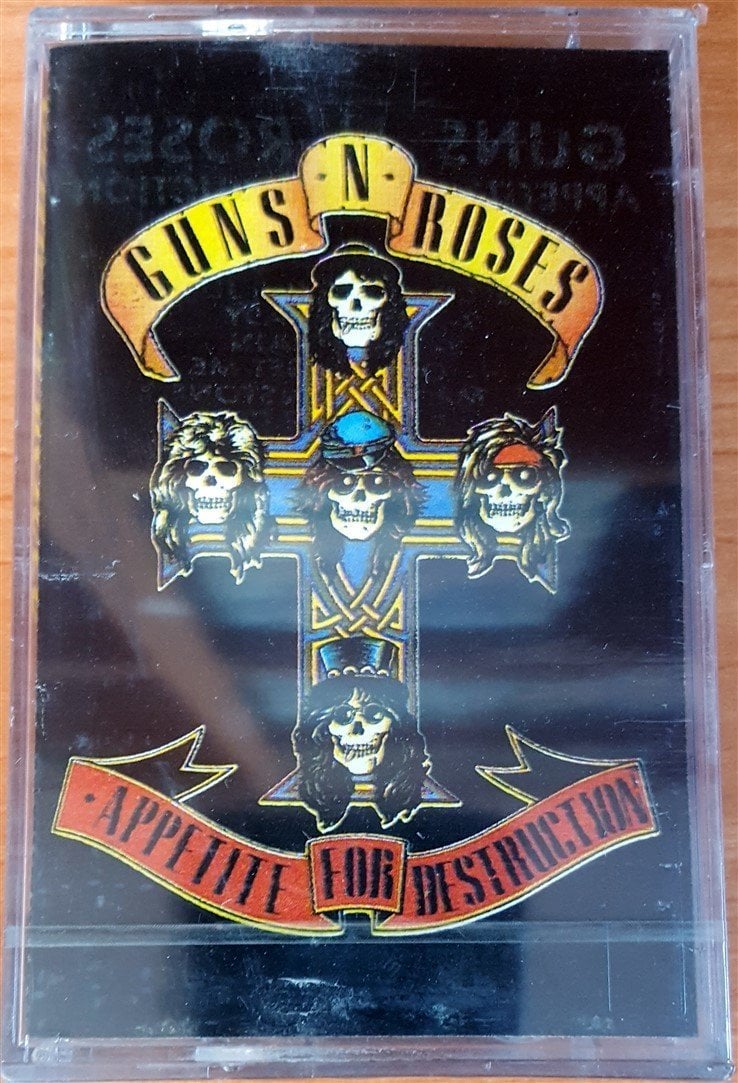 GUNS 'N' ROSES - APPETITE FOR DESTRUCTION (1994) RAKS CASSETTE MADE IN TURKEY ''NEW''