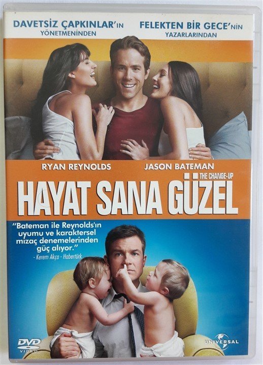 HAYAT SANA GÜZEL - THE CHANGE-UP - RYAN REYNOLDS - JASON BATEMAN - DVD 2.EL