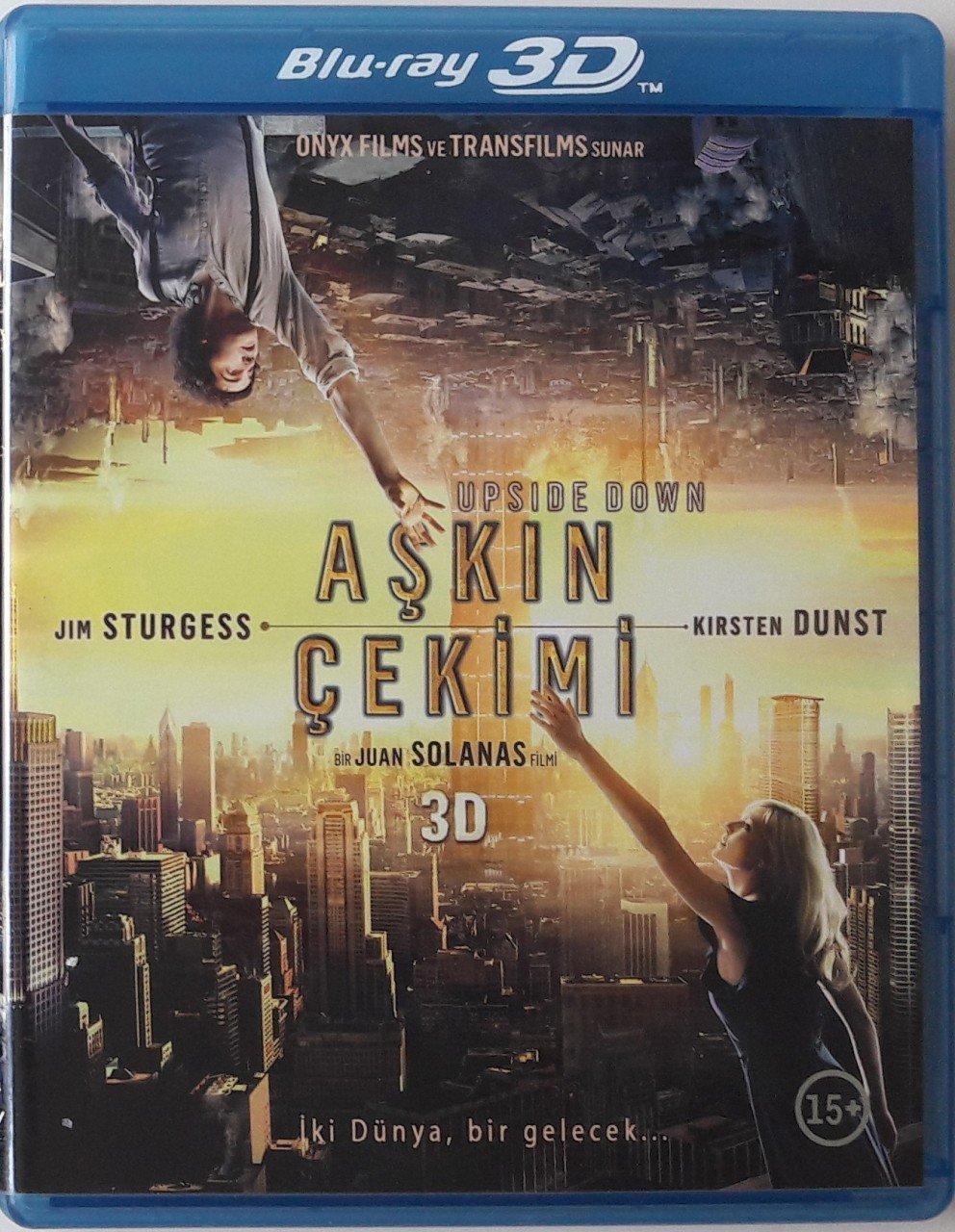 AŞKIN ÇEKİMİ - UPSIDE DOWN - JIM STURGESS - KIRSTEN DUNST - BLU-RAY 2.EL