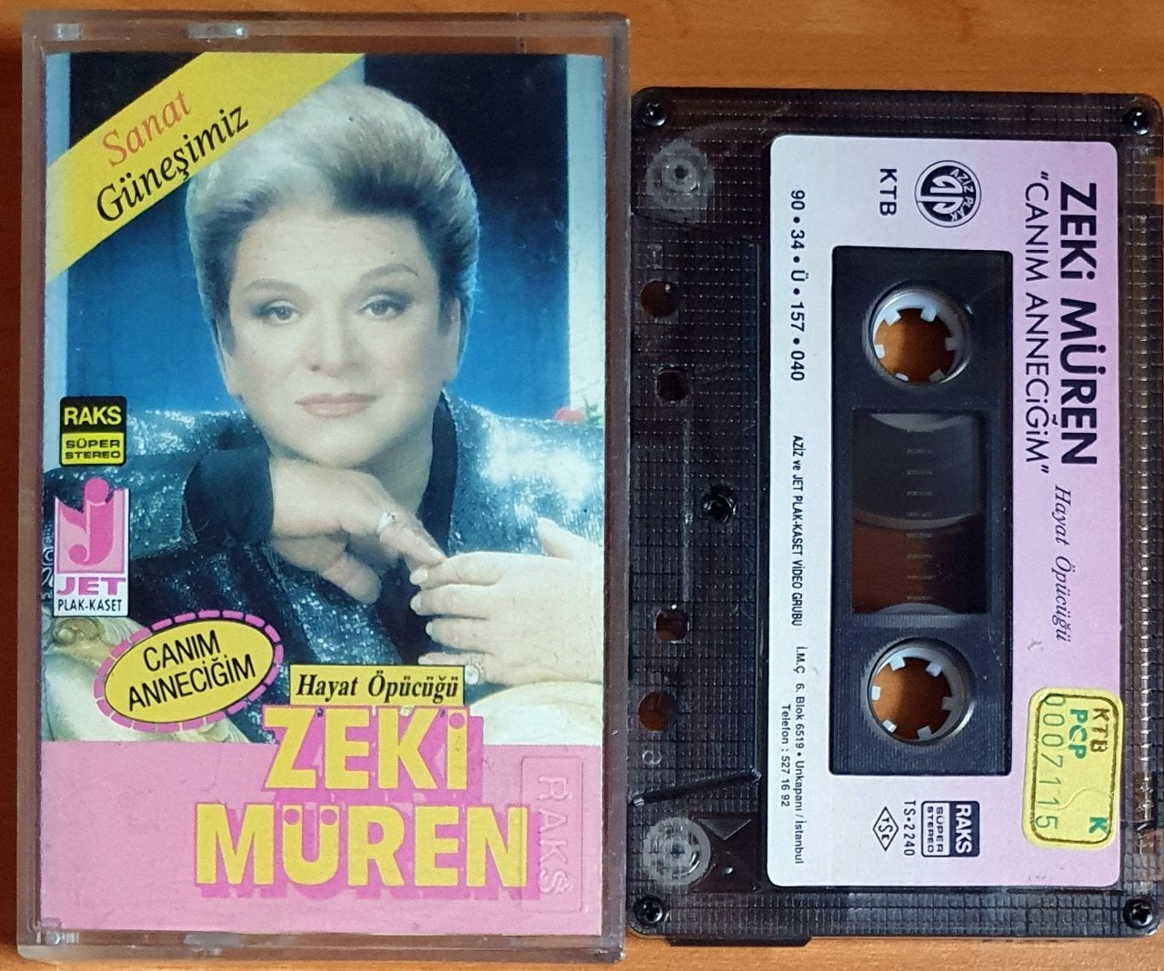 ZEKİ MÜREN - HAYAT ÖPÜCÜĞÜ / CANIM ANNECİĞİM (1990) - KASET 2.EL