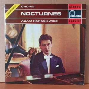 CHOPIN: NOCTURNES / ADAM HARASIEWICZ (1968) - 2LP 2.EL PLAK