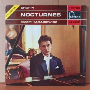 CHOPIN: NOCTURNES / ADAM HARASIEWICZ (1968) - 2LP 2.EL PLAK