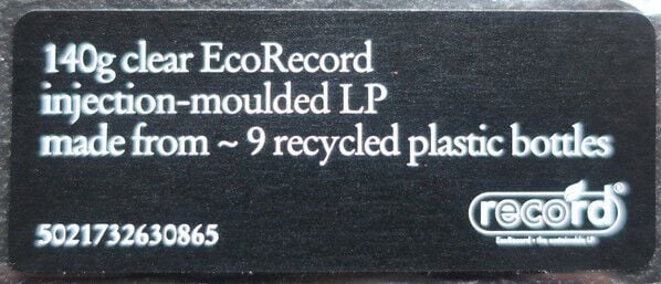 COLDPLAY – PARACHUTES (2000) - LP 2025 REISSUE CLEAR ECORECORD 140GR SIFIR PLAK