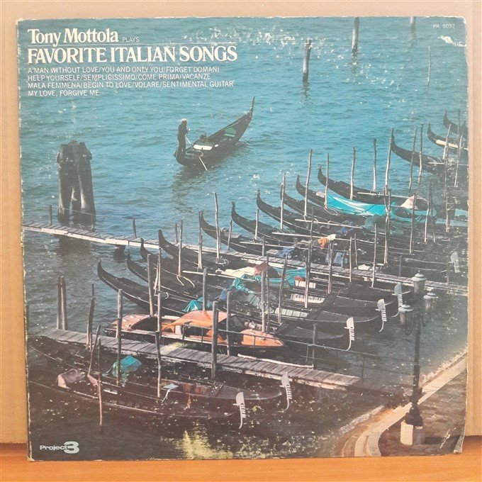 TONY MOTTOLA - FAVORITE ITALIAN SONGS (1979) - LP 2.EL PLAK