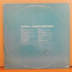 TONY MOTTOLA - FAVORITE ITALIAN SONGS (1979) - LP 2.EL PLAK