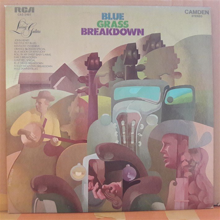 LIVING GUITARS - BLUE GRASS BREAKDOWN (1971) - PLAK 2.EL