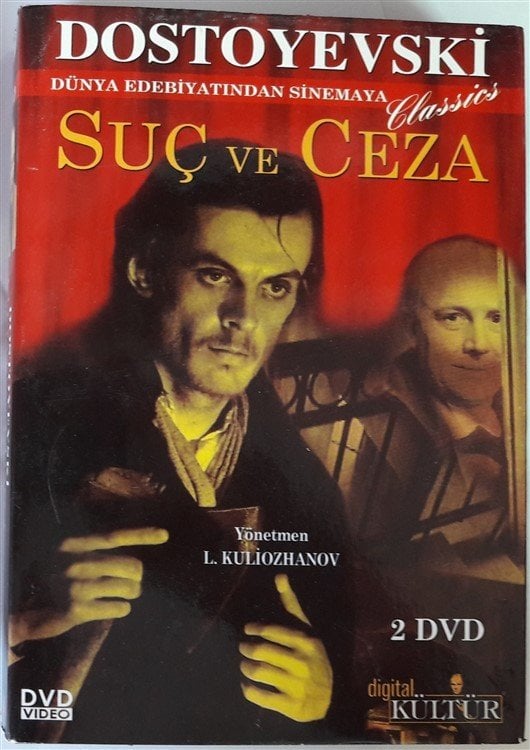 SUÇ VE CEZA - Prestuplenie i nakazanie - Преступление и наказание - KULIOZHANOV - 2DVD 2.EL