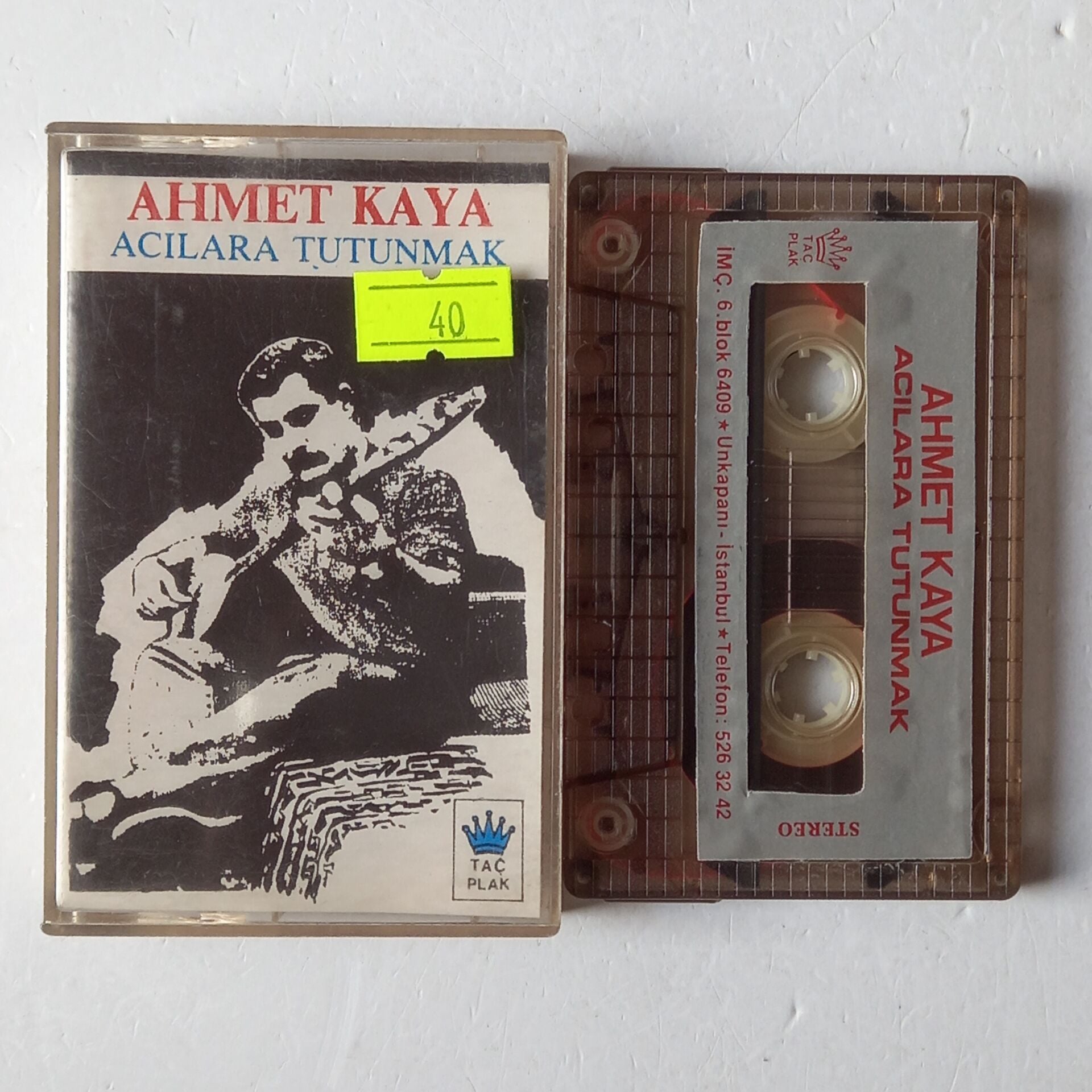 AHMET KAYA - ACILARA TUTUNMAK (1985) - KASET 2.EL