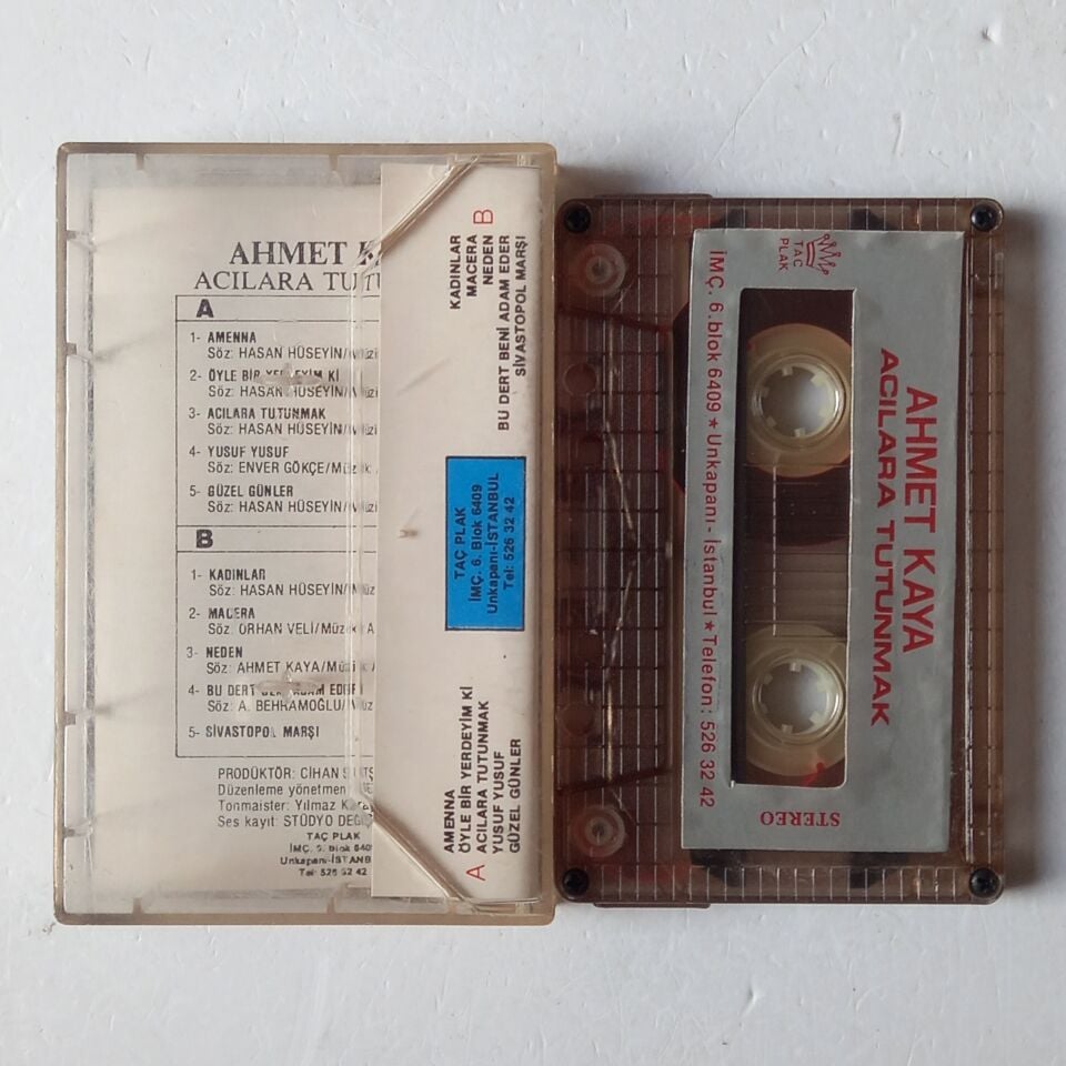 AHMET KAYA - ACILARA TUTUNMAK (1985) - KASET 2.EL