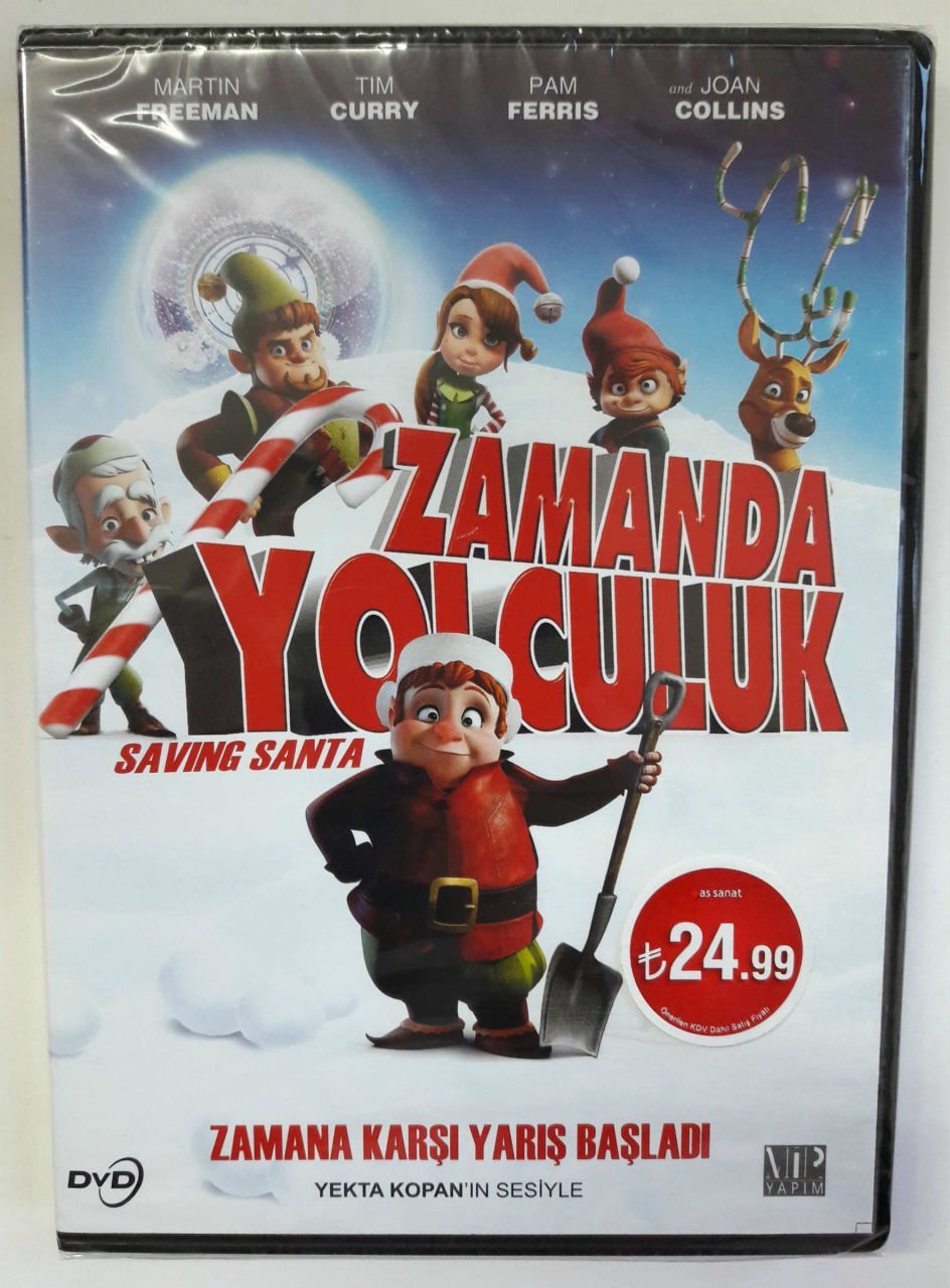 ZAMANDA YOLCULUK - SAVING SANTA - DVD SIFIR