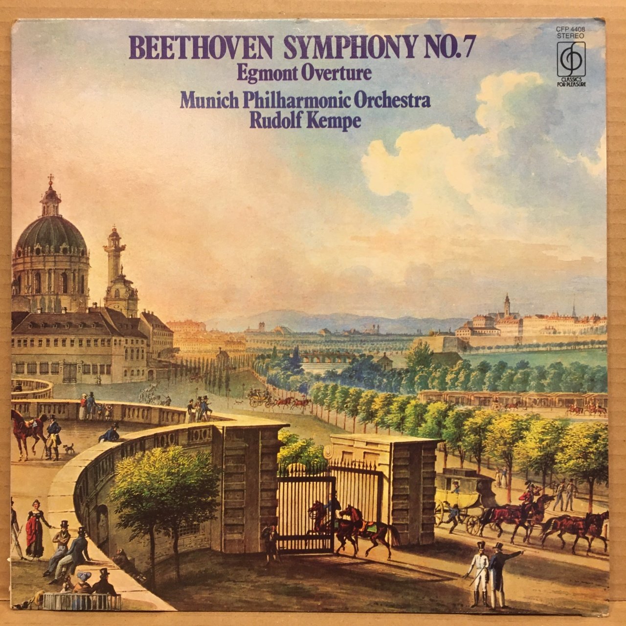 BEETHOVEN SYMPHONY NO 7 RUDOLF KEMPE MUNICH PHIL. 1983 2.EL PLAK