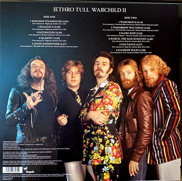 JETHRO TULL - WARCHILD II (2022) - LP SIFIR PLAK