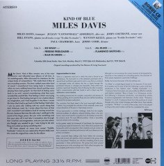 MILES DAVIS - KIND OF BLUE (1959) - LP + CD 2020 EDITION SIFIR PLAK