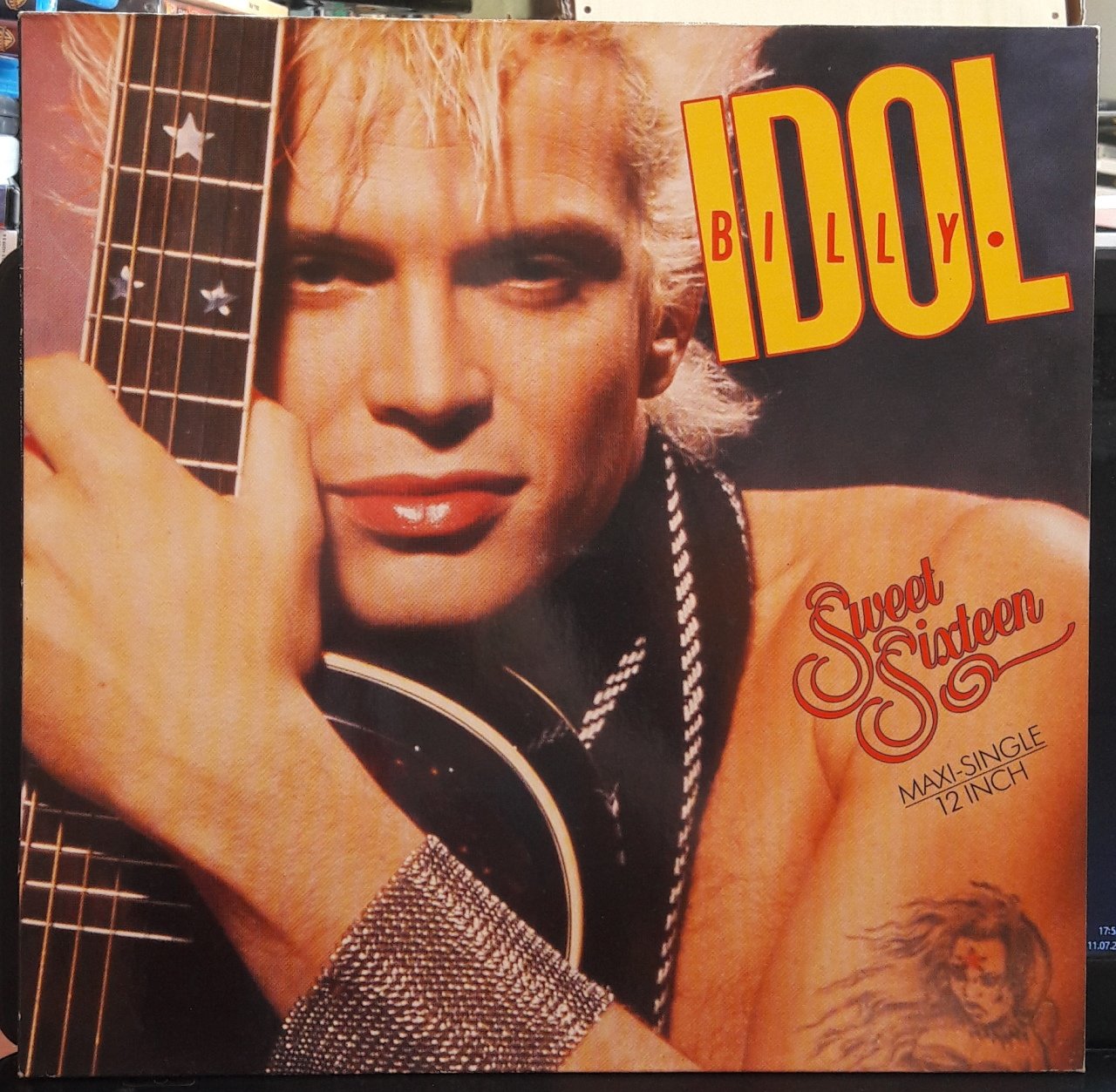 BILLY IDOL - SWEET SIXTEEN (1987) - 12'' MAXI SINGLE VINYL PLAK 2.EL