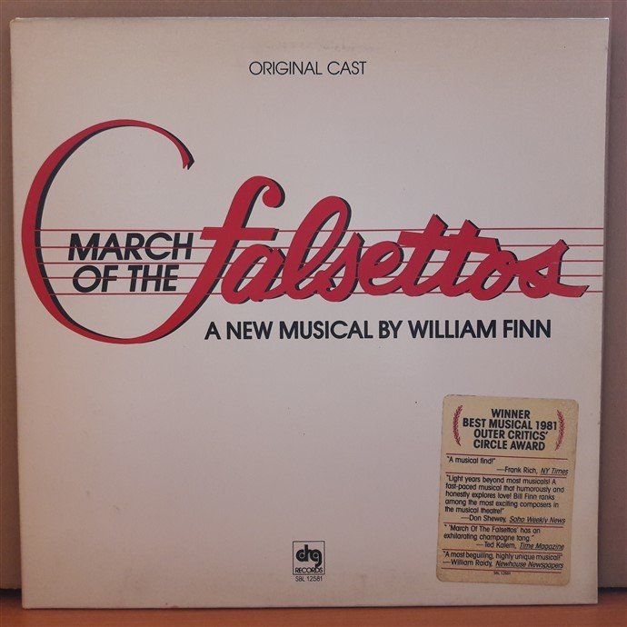 MARCH OF THE FALSETTOS - ORIGINAL CAST - LP 2.EL PLAK