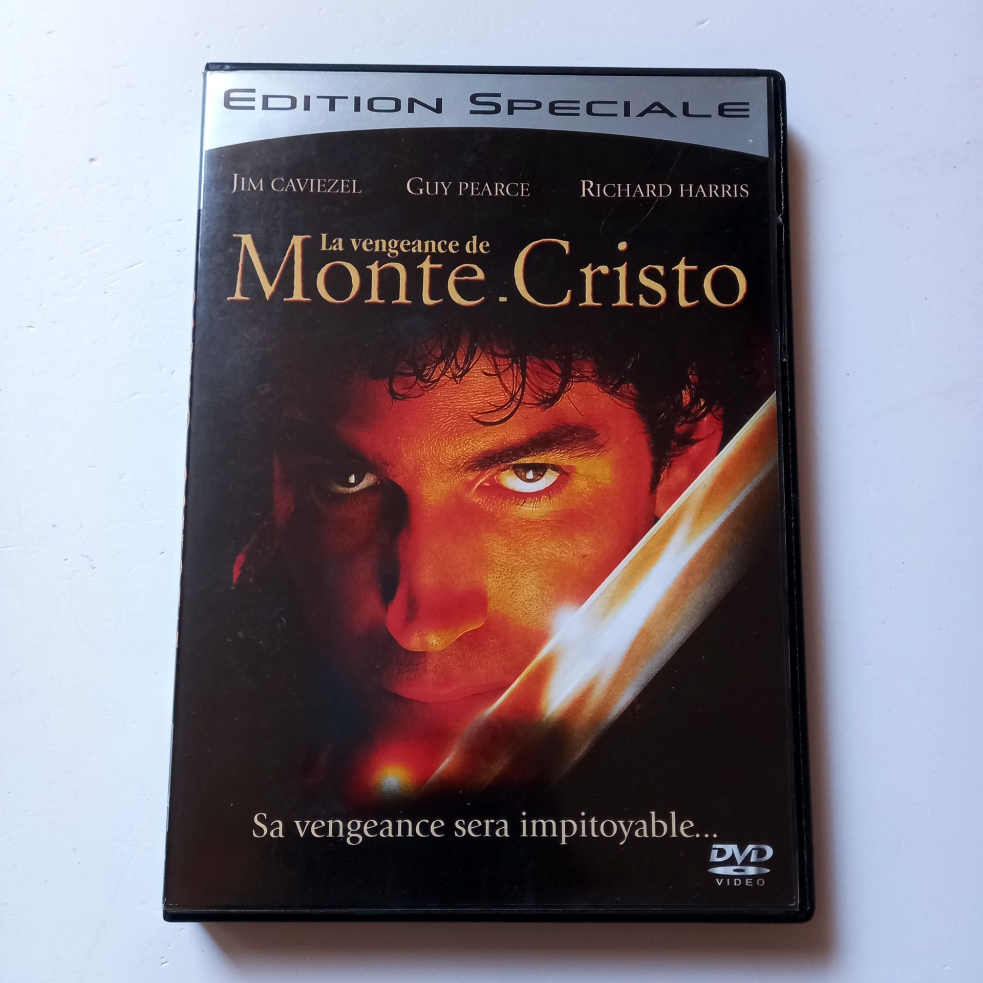 LA VENGEANCE DE MONTE CRISTO - JIM CAVIEZEL, GUY PEARCE, YÖN.: KEVIN REYNOLDS - DVD 2.EL TR ALTYAZI YOKTUR