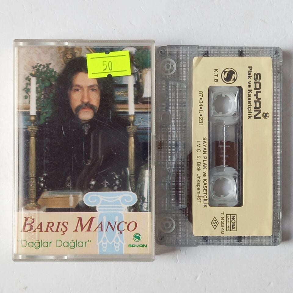 BARIŞ MANÇO - DAĞLAR DAĞLAR (1987) - KASET 2.EL
