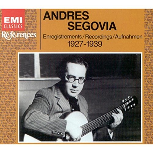 ANDRES SEGOVIA - RECORDINGS 1927-1939 - 2CD KLASİK GİTAR BACH PONCE FROBERGER ALBENIZ GRANADOS SIFIR
