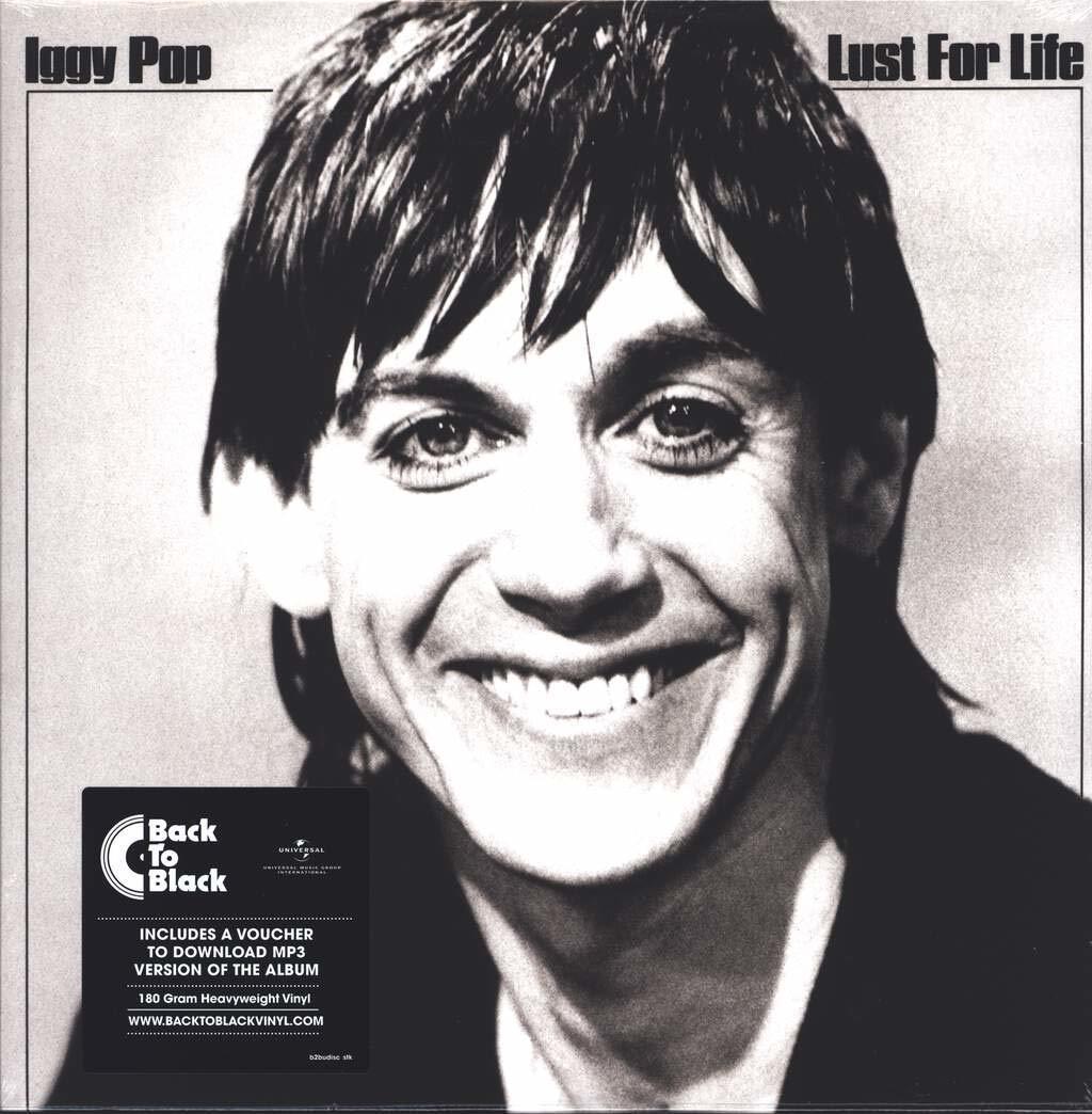 IGGY POP -  LUST FOR LIFE (1977) - LP 180GR 2017 EDITION SIFIR PLAK