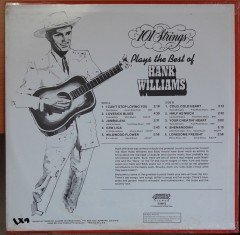 101 STRINGS PLAYS THE BEST OF HANK WILLIAMS - DÖNEM BASKISI SIFIR PLAK