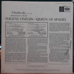 TCHAIKOVSKY: EUGENE ONEGIN, QUEEN OF SPADES, BAVARIAN STATE ORCHESTRA, MEINHARD VON ZALLINGER - PLAK 2.EL