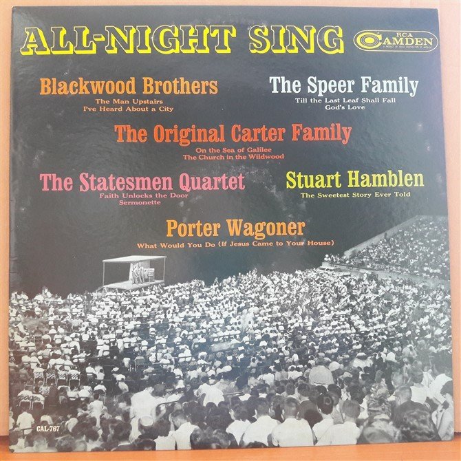 ALL-NIGHT SING - BLACKWOOD BROTHERS, THE SPEER FAMILY... - LP 2.EL PLAK