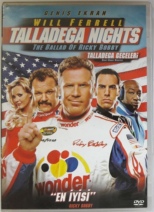 TALLADEGA NIGHTS - TALLADEGA GECELERİ - WILL FERRELL - DVD 2.EL