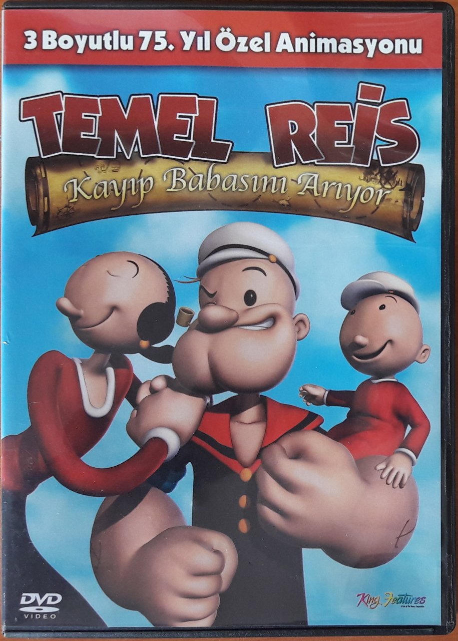 TEMEL REİS KAYIP BABASINI ARIYOR - POPEYE'S VOYAGE: THE QUEST FOR PAPPY - DVD 2.EL