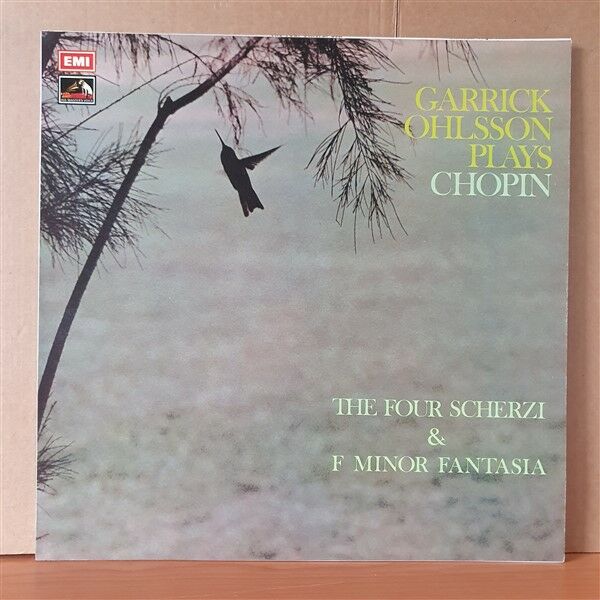 GARRICK OHLSSON PLAYS CHOPIN / THE FOUR SCHERZI & F MINOR FANTASIA (1974) - LP 2.EL PLAK