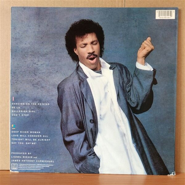LIONEL RICHIE – DANCING ON THE CEILING (1986) - LP 2.EL PLAK