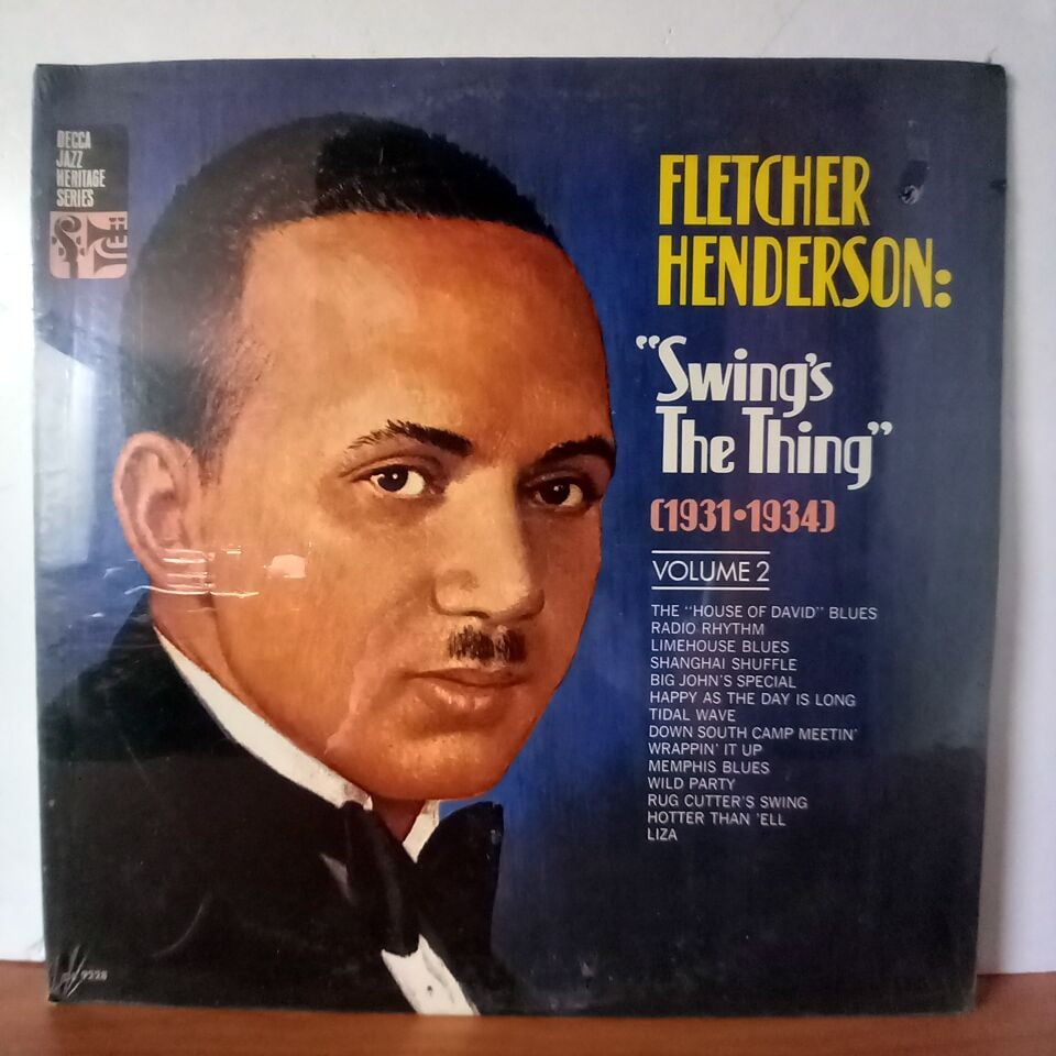 FLETCHER HENDERSON – SWING'S THE THING / 1931-1934 / VOLUME 2 (1961) - LP DÖNEM BASKI SIFIR PLAK