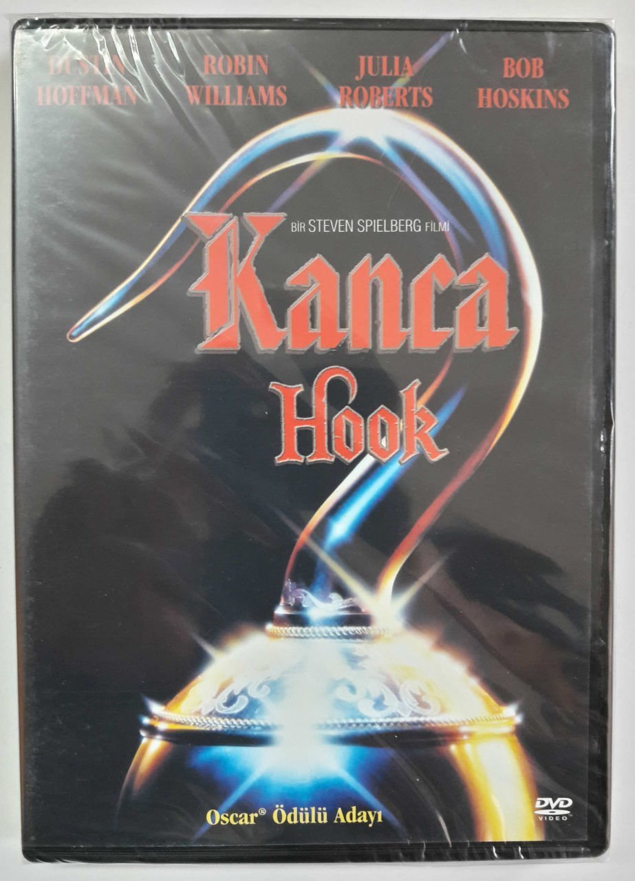 KANCA - HOOK - DUSTIN HOFFMAN - ROBIN WILLIAMS - JULIA ROBERTS - STEVEN SPIELBERG - DVD 2.EL