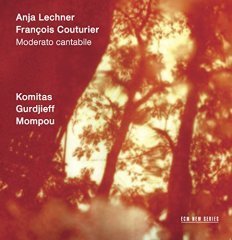 ANJA LECHNER FRANCOIS COUTURIER - MODERATO CANTABILE (2014) - CD ECM NEW SERIES SIFIR