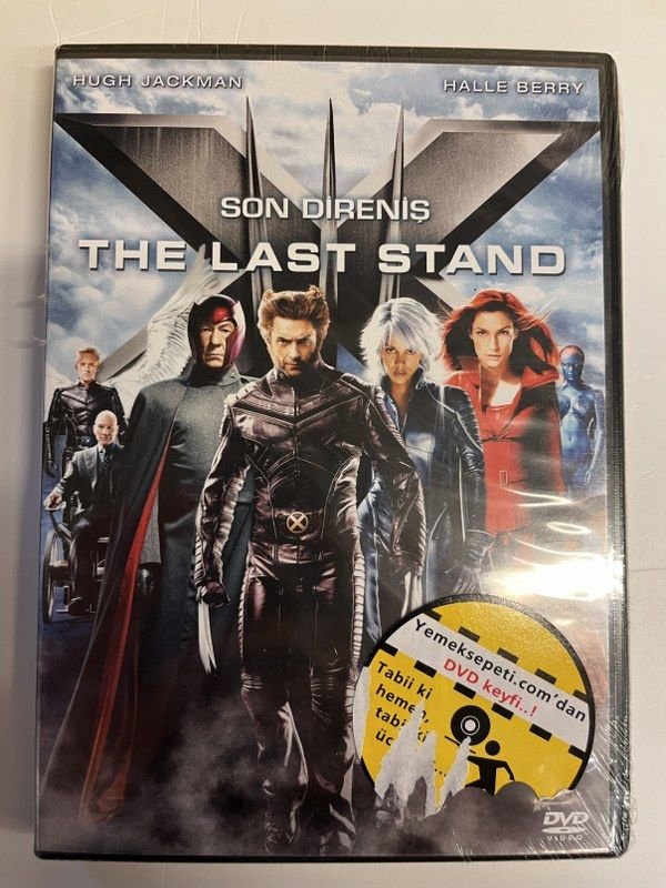 X-MEN SON DİRENİŞ - X-MEN THE LAST STAND - HUGH JACKMAN - HALLE BERRY - MARVEL - DVD AMBALAJINDA SIFIR