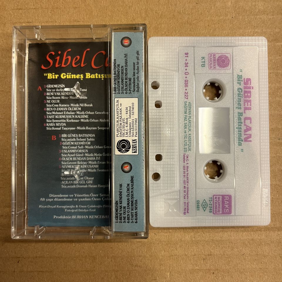 SİBEL CAN - BİR GÜNEŞ BATIŞINDA (1991) - KASET 2.EL
