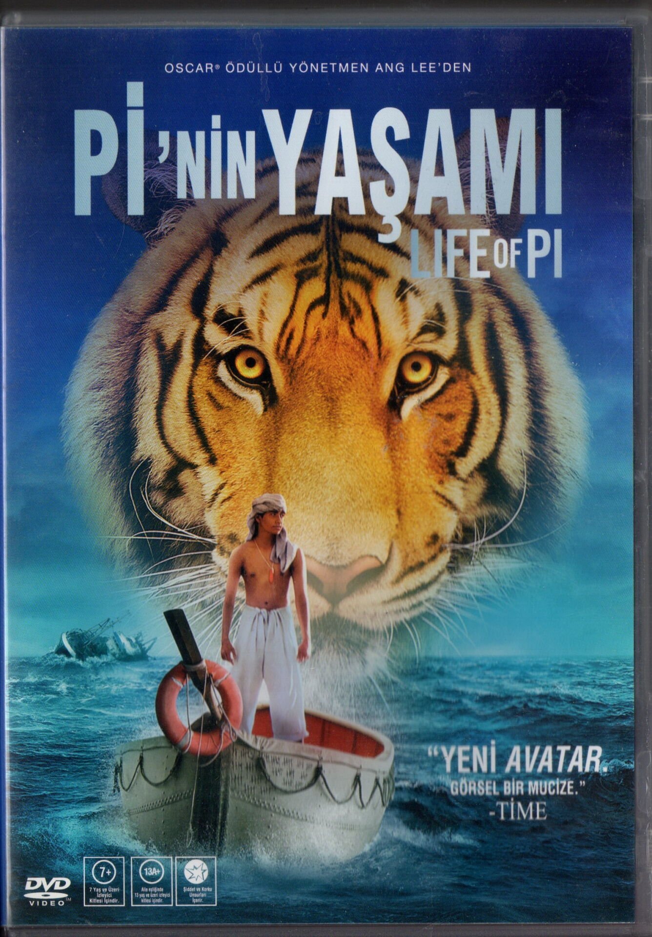 LIFE OF PI - Pİ'NİN YAŞAMI - ANG LEE - DVD 2.EL