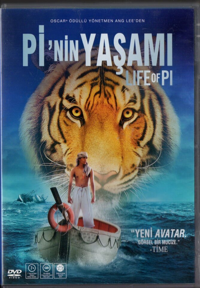 LIFE OF PI - Pİ'NİN YAŞAMI - ANG LEE - DVD 2.EL
