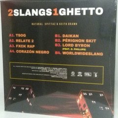 NATURAL SPITTAZ & KEITH DRAMN - 2 SLANGS 1 GHETTO (2019) - LP HIP HOP SIFIR PLAK