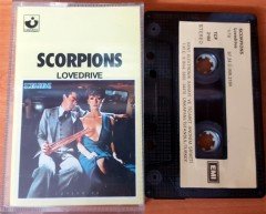 SCORPIONS - LOVEDRIVE (1987) KENT CASSETTE MADE IN TURKEY ''USED'' PAPER LABEL