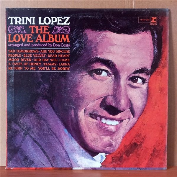 TRINI LOPEZ – THE LOVE ALBUM (1964) - LP 2.EL PLAK